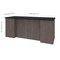 Bestar Norma Desk Shell, Black & Bark Gray 181400-000018 - alternate 2